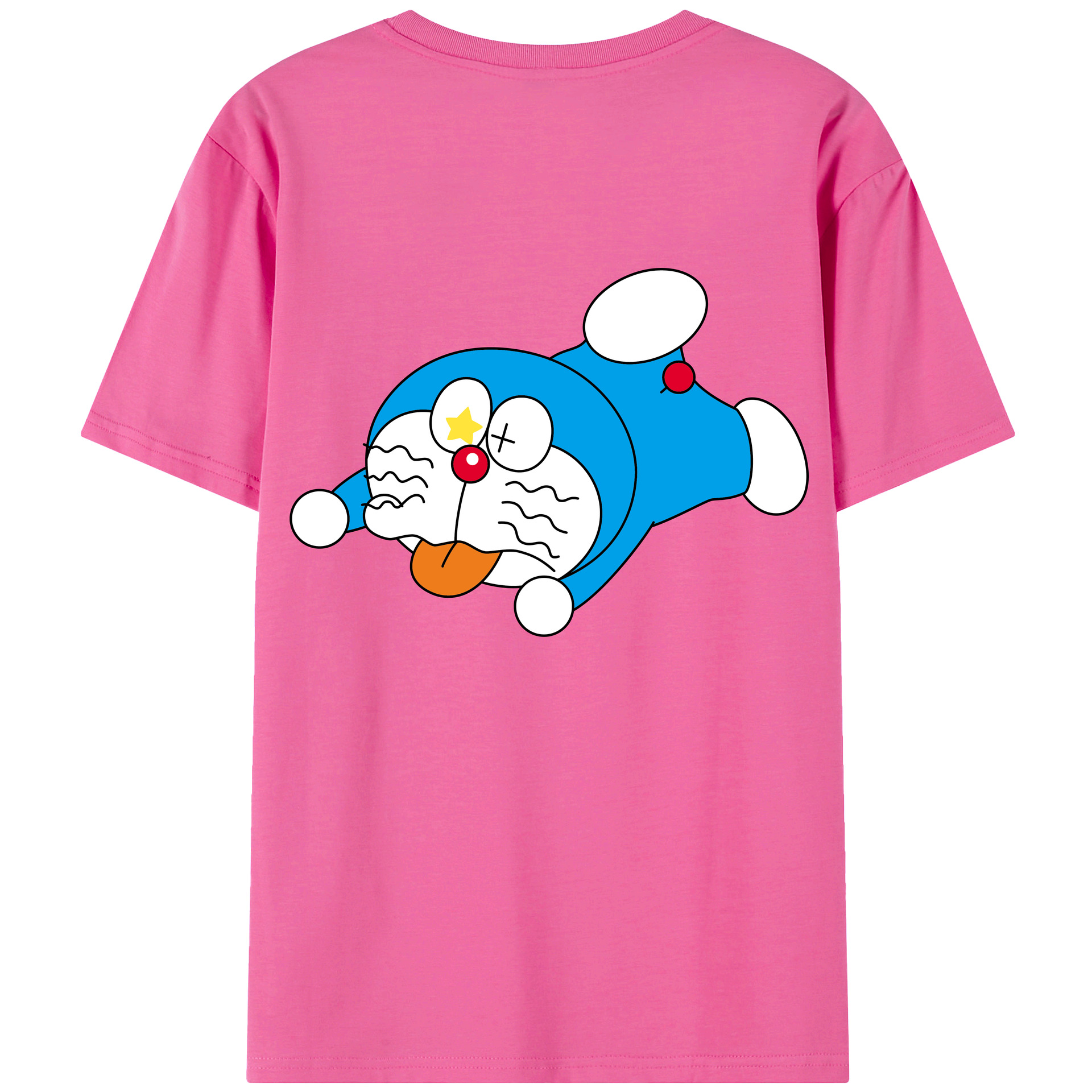 （画像用） ドラえもん Doraemon レディース半袖Tシャツ(バックプリント)